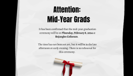  Mid Year Graduation